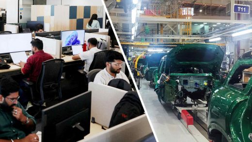 India’s Services Exports Near Parity With Goods, Exposing Manufacturing Gap