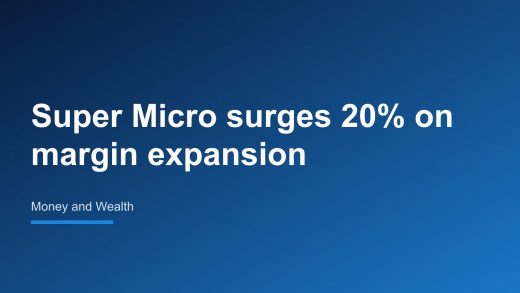 Super Micro Computer stock surges 20% after gross margin expansion guidance