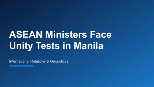 ASEAN foreign ministers convene in Manila amid divisions over Myanmar, Thailand-Cambodia tensions, and South China Sea